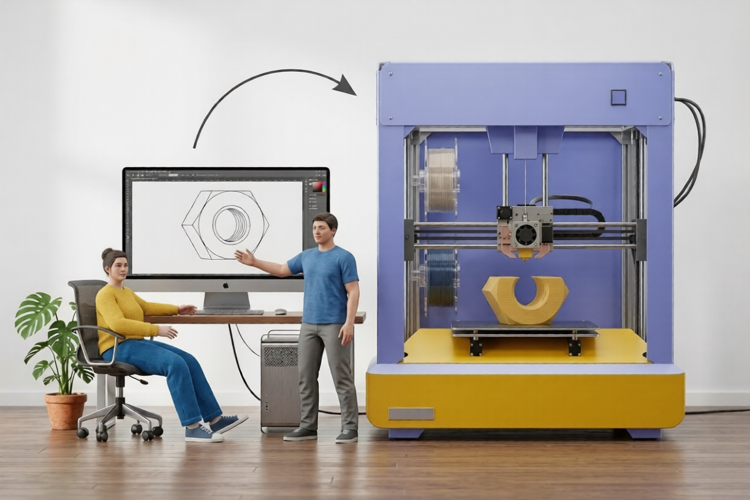 We start printing